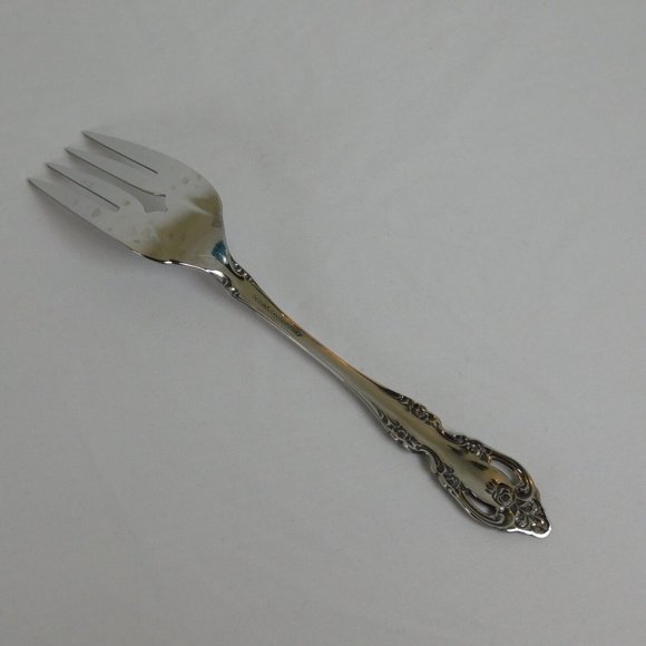 Oneida Brahms Community Stainless 5 Serving Pieces Pie Gravy Sugar Butter Fork - Picture 8 of 13
